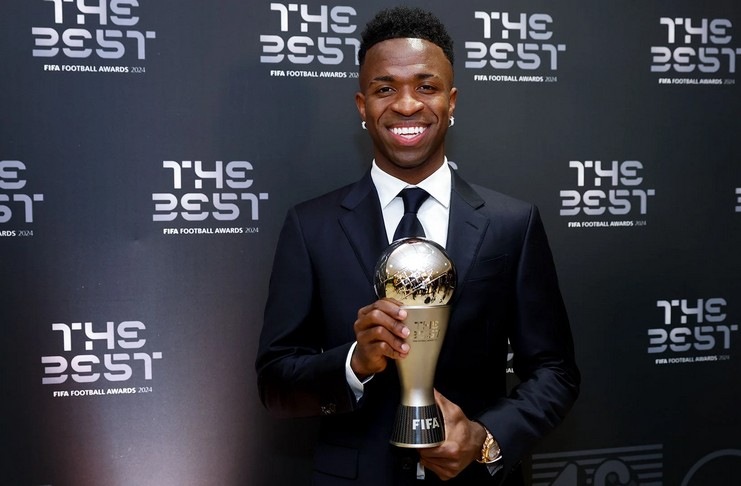 Vinicius Junior Raih FIFA The Best, Sindir Ballon d’Or?